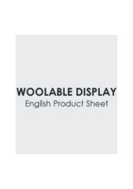 Woolable Display - Product Sheet