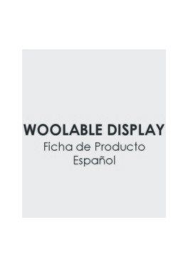 Woolable Display - Ficha de Producto