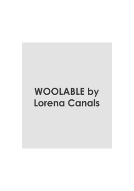 PR Woolable by LC 06:19 Wooblable the new line by Lorena Canals