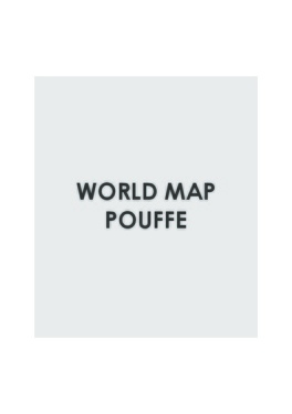 Selling tips World Map Pouffe