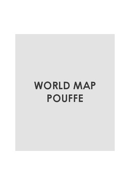 PR World Map Pouffe  ENG